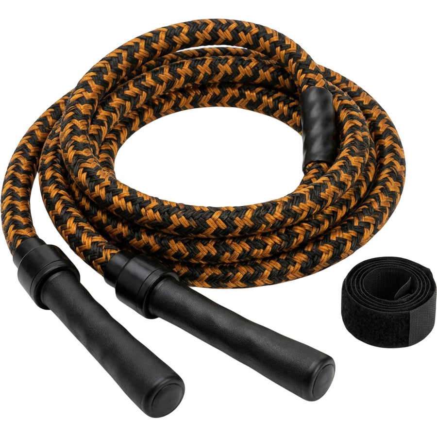 Valevt Braided Weighted Jump Rope 2.8 m Black Amber